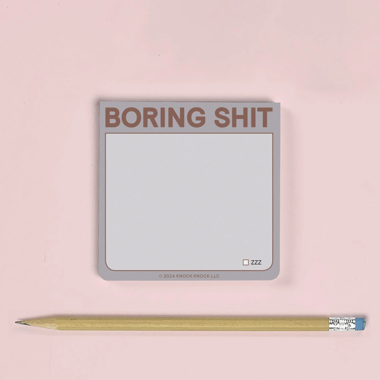 Knock Knock Boring S**t Sticky Note Pad.