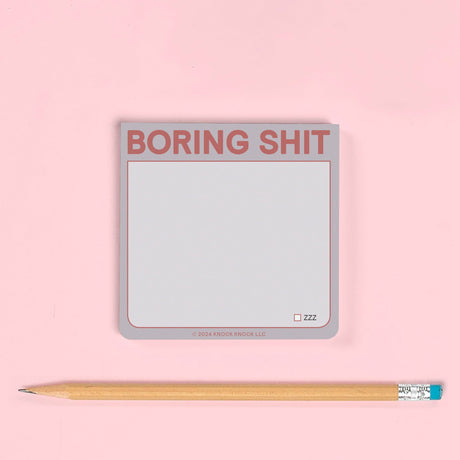 Knock Knock Boring S**T Sticky Note Pad