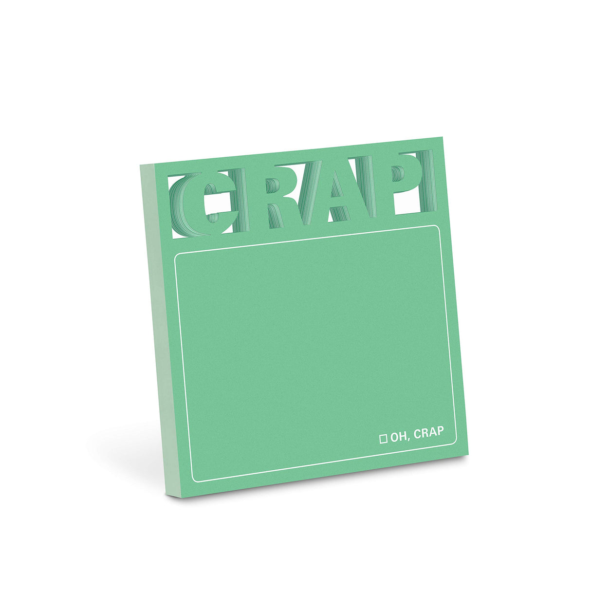 Knock Knock CRAP Diecut Sticky Notes.