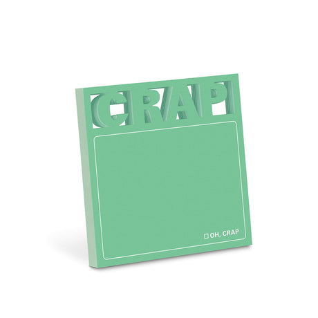 Knock Knock CRAP Diecut Sticky Notes.