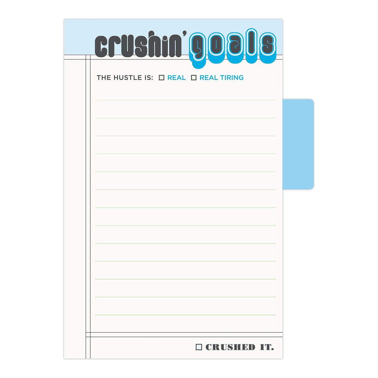 Knock Knock Crushin' Goals Sticky Notes Knock Knock