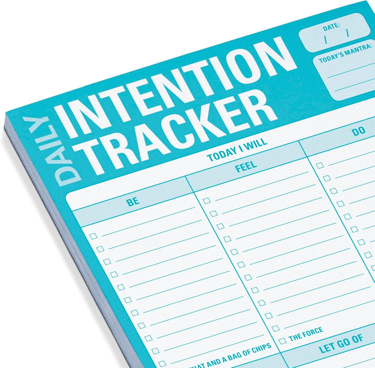 Knock Knock Daily Intention Tracker Pad: Today I Will Daily Intention Pad