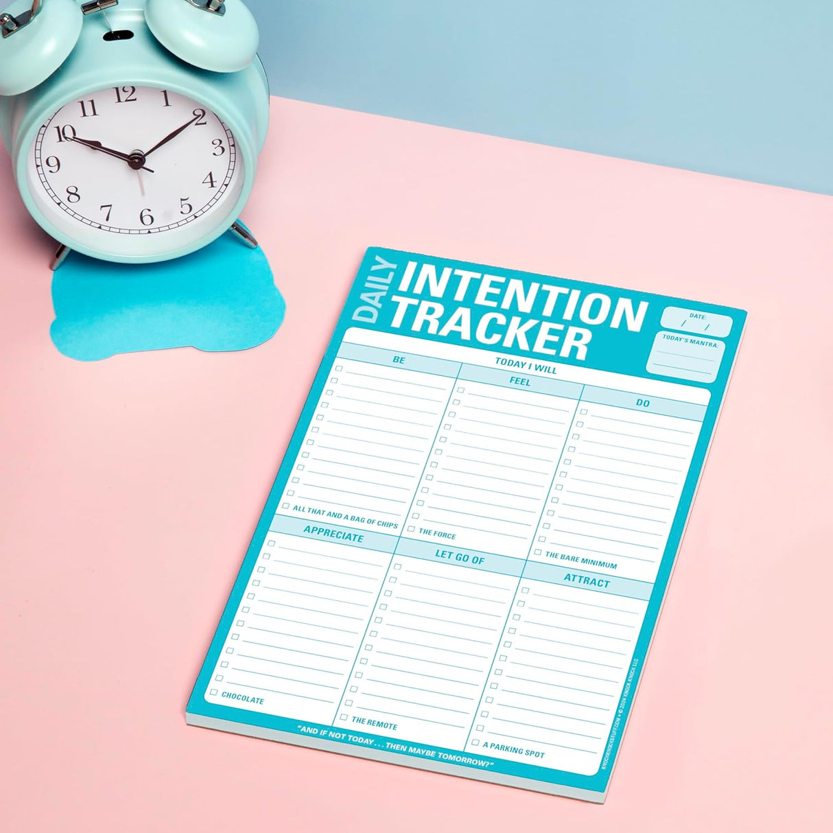Knock Knock Daily Intention Tracker Pad: Today I Will Daily Intention Pad