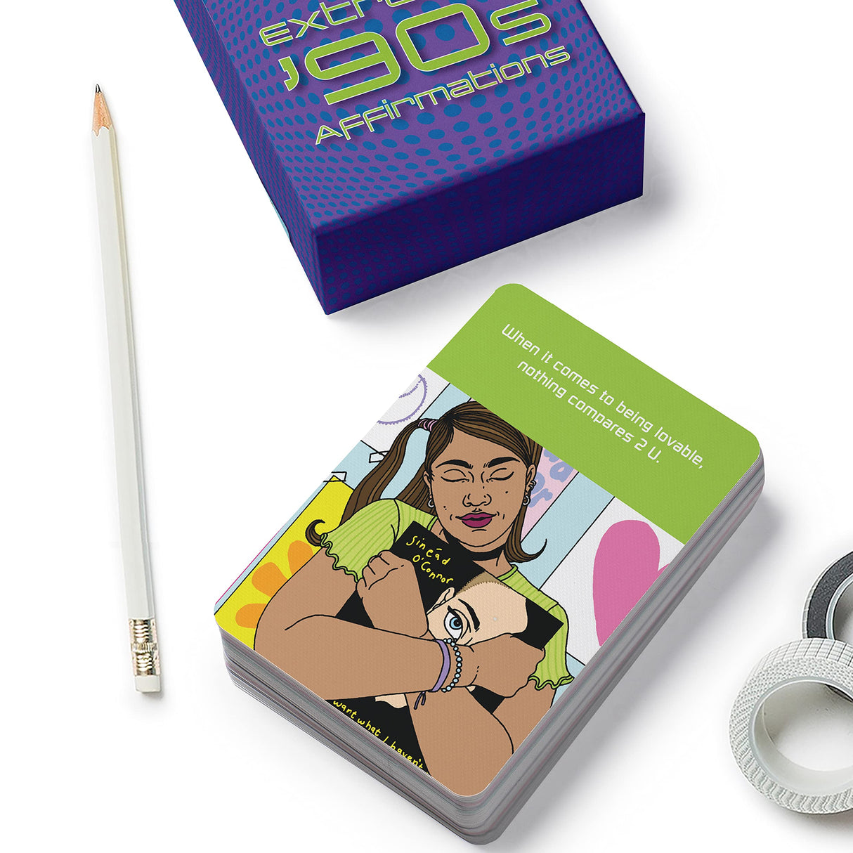 Knock Knock Extremely 90s Affirmations Deck