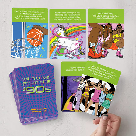 Knock Knock Extremely 90s Affirmations Deck