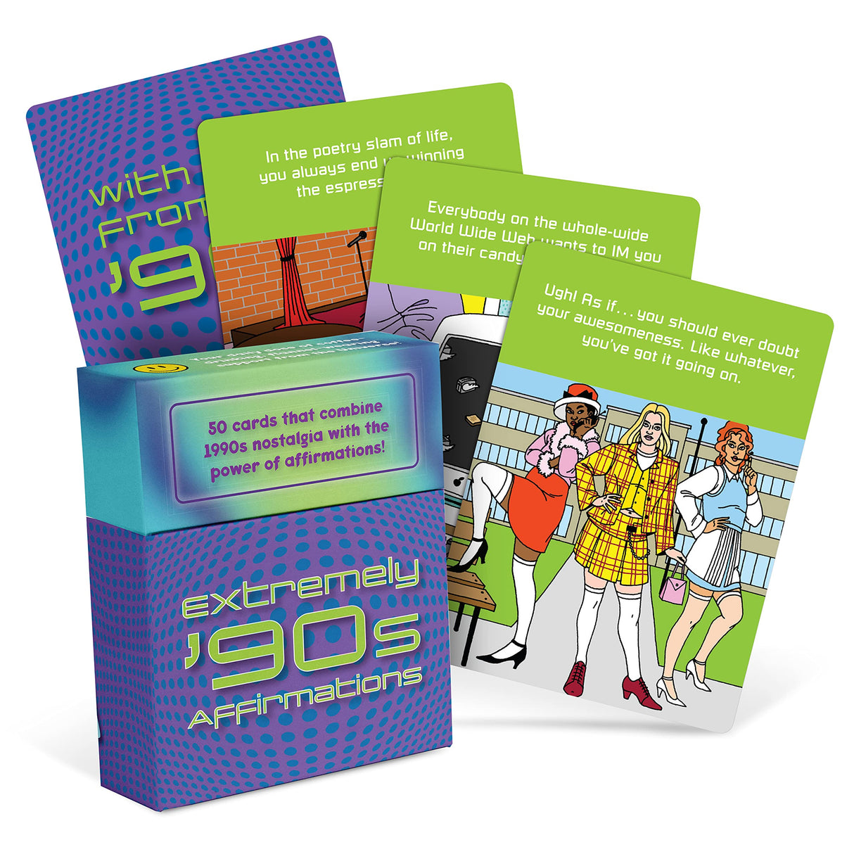 Knock Knock Extremely 90s Affirmations Deck.