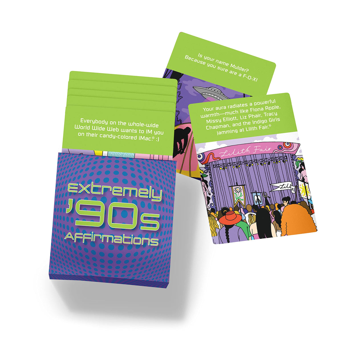 Knock Knock Extremely 90s Affirmations Deck.
