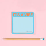 Knock Knock It's a Vibe Sticky Note Pad (Knock Knock Sticky Notes)
