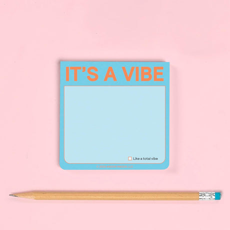 Knock Knock It's a Vibe Sticky Note Pad (Knock Knock Sticky Notes)