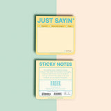 Knock Knock Just Sayin' Sticky Notes - Pastel Version.