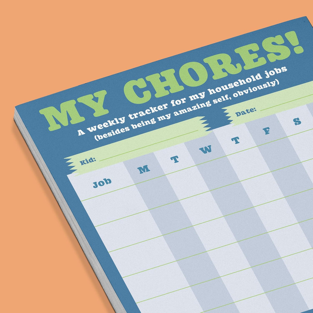 Knock Knock Kids My Chores Weekly Tracker Pad Can-Do Pad with Sticker Sheet