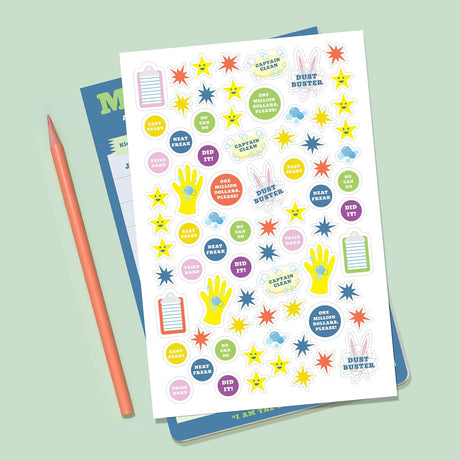 Knock Knock Kids My Chores Weekly Tracker Pad Can-Do Pad with Sticker Sheet