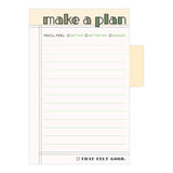Knock Knock Make A Plan Sticky Tabs Notepad.