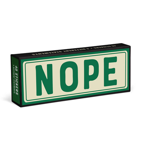 Knock Knock Nope Sticker Statements Knock Knock
