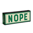 Knock Knock Nope Sticker Statements.