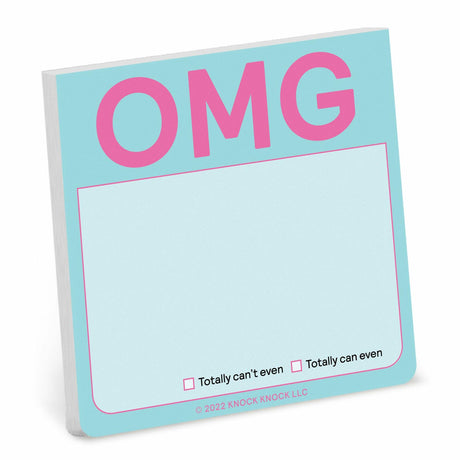 Knock Knock OMG Sticky Notes.