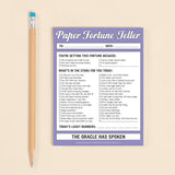 Knock Knock Paper Fortune Teller Nifty Notes