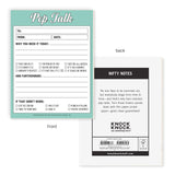 Knock Knock Pep Talk Nifty Note Pad