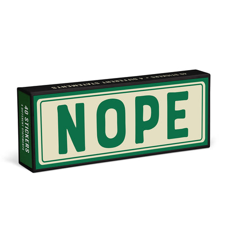 Knock Knock Statement Stickers Set.