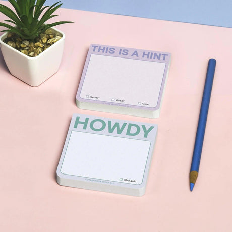 Knock Knock This is a Hint Sticky Notes