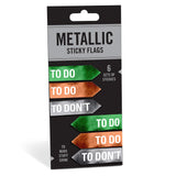 Knock Knock To Do / To Don't Metallic Sticky Flags.