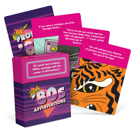 Knock Knock Totally 80s Affirmations Deck.