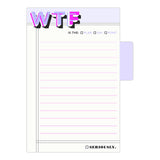 Knock Knock WTF Sticky Notes/Sticky Tabs Note Pad.