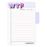Knock Knock WTF Sticky Notes/Sticky Tabs Note Pad.