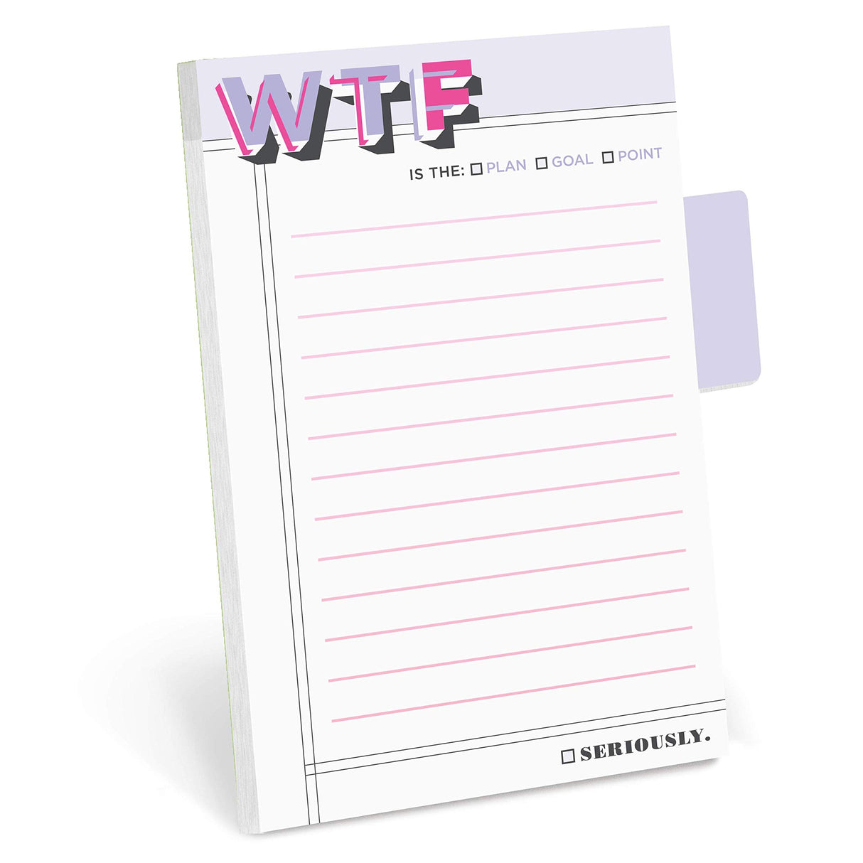 Knock Knock WTF Sticky Notes/Sticky Tabs Note Pad.
