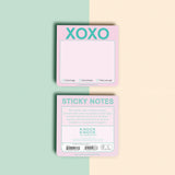 Knock Knock XOXO Sticky Note Pad (Pastel Version).