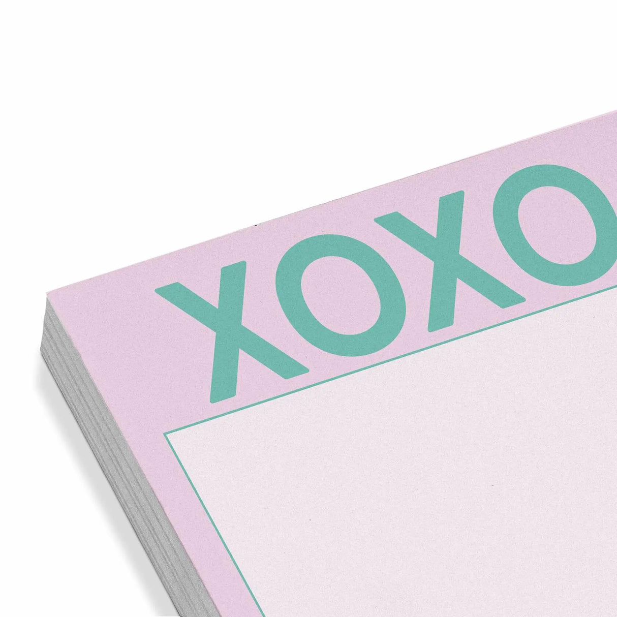 Knock Knock XOXO Sticky Note Pad (Pastel Version).