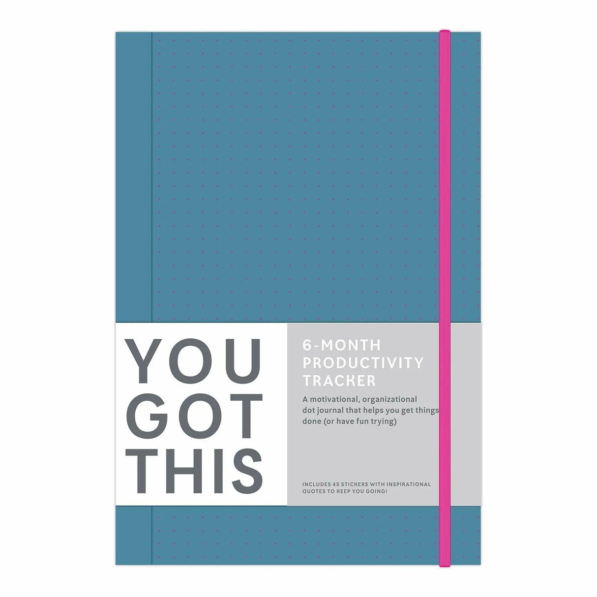 Knock Knock You Got This Productivity Journal (Blue) - A 6-Month Productivity Tracker Dot-Grid Journal