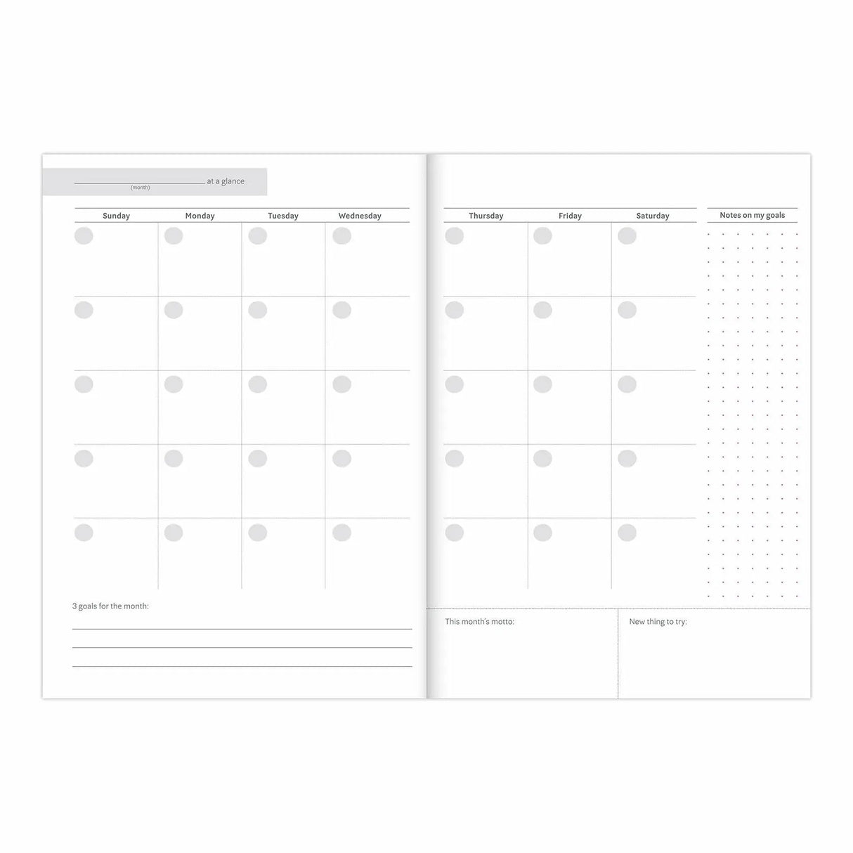 Knock Knock You Got This Productivity Journal (Blue) - A 6-Month Productivity Tracker Dot-Grid Journal
