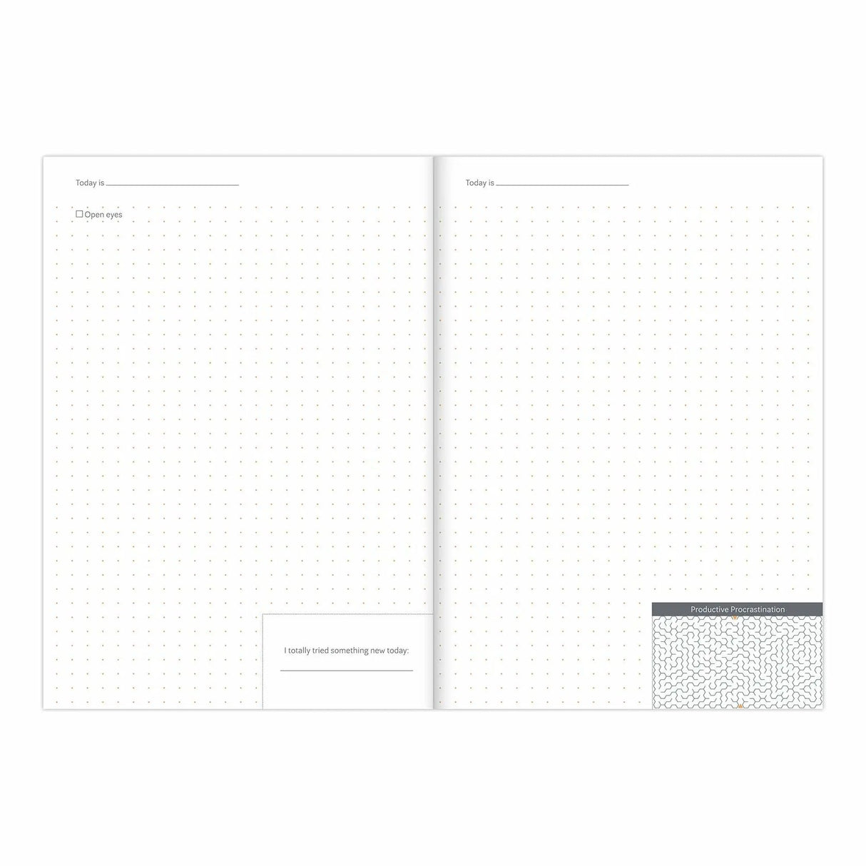 Knock Knock You Got This Productivity Journal (Blue) - A 6-Month Productivity Tracker Dot-Grid Journal