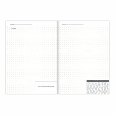 Knock Knock You Got This Productivity Journal (Blue) - A 6-Month Productivity Tracker Dot-Grid Journal