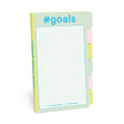 Knock Knock #Goals Tabbed Sticky Note Pad.