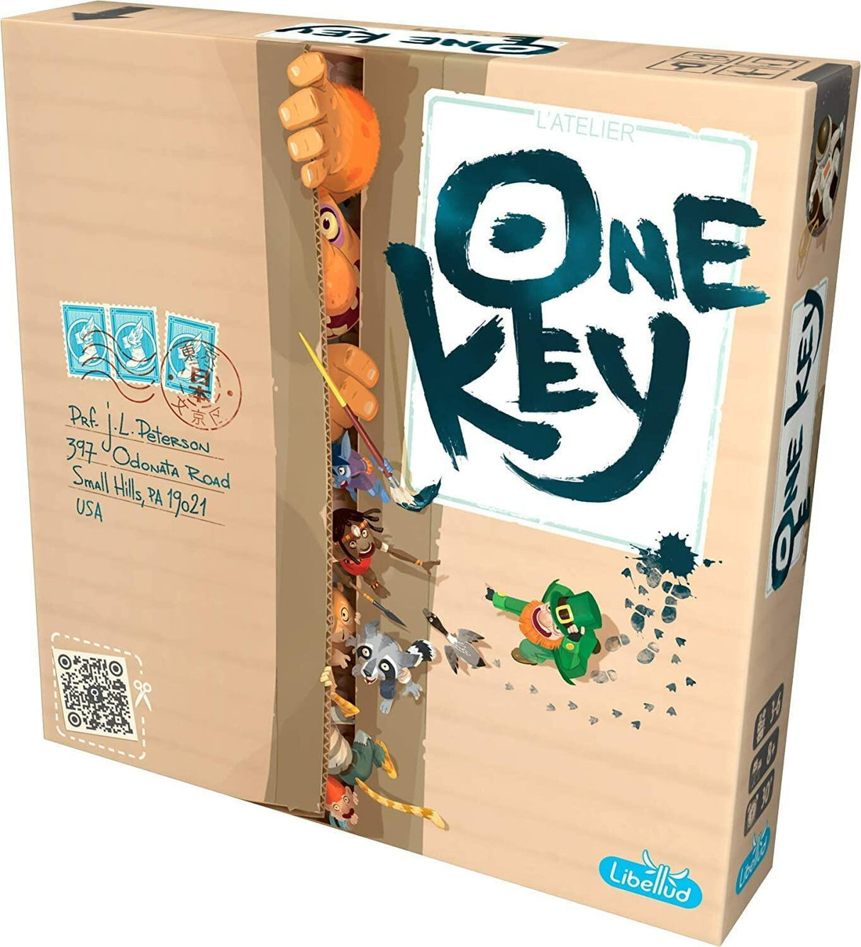 Libellud One Key Board Game - Cooperative Deduction and Image Interpretation Game.