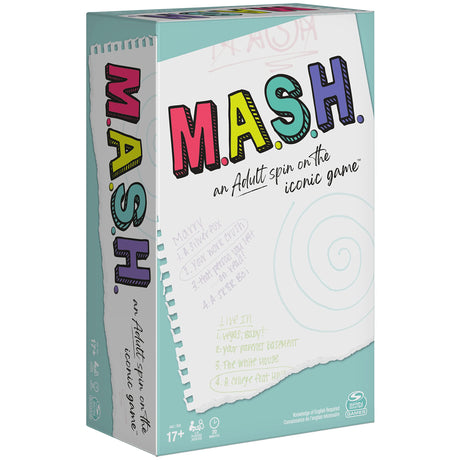 MASH Fortune Telling Adult Party Game.