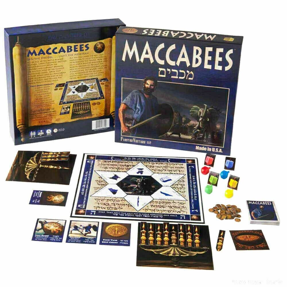 Maccabees Jewish Hanukkah Board Game.