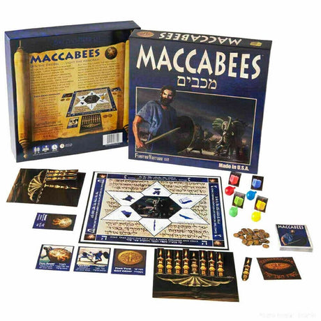 Maccabees Jewish Hanukkah Board Game.