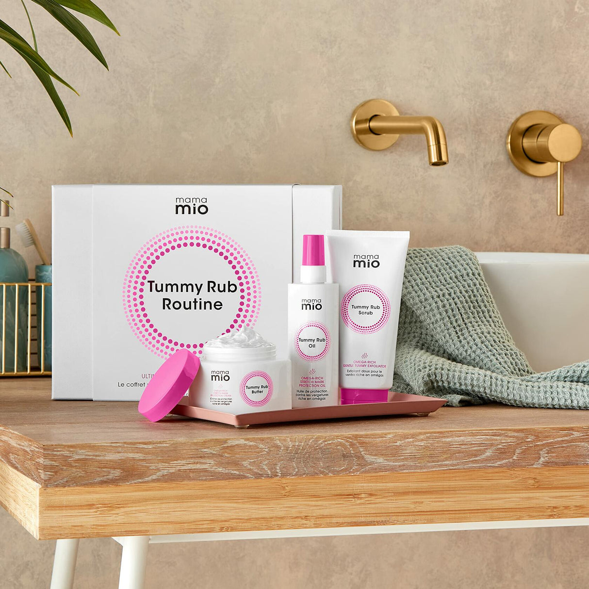 Mama Mio Tummy Rub Routine Gift Set Mama Mio