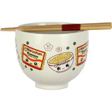 Maruchan Ramen Bowl With Reusable Bamboo Chopsticks Gift Set