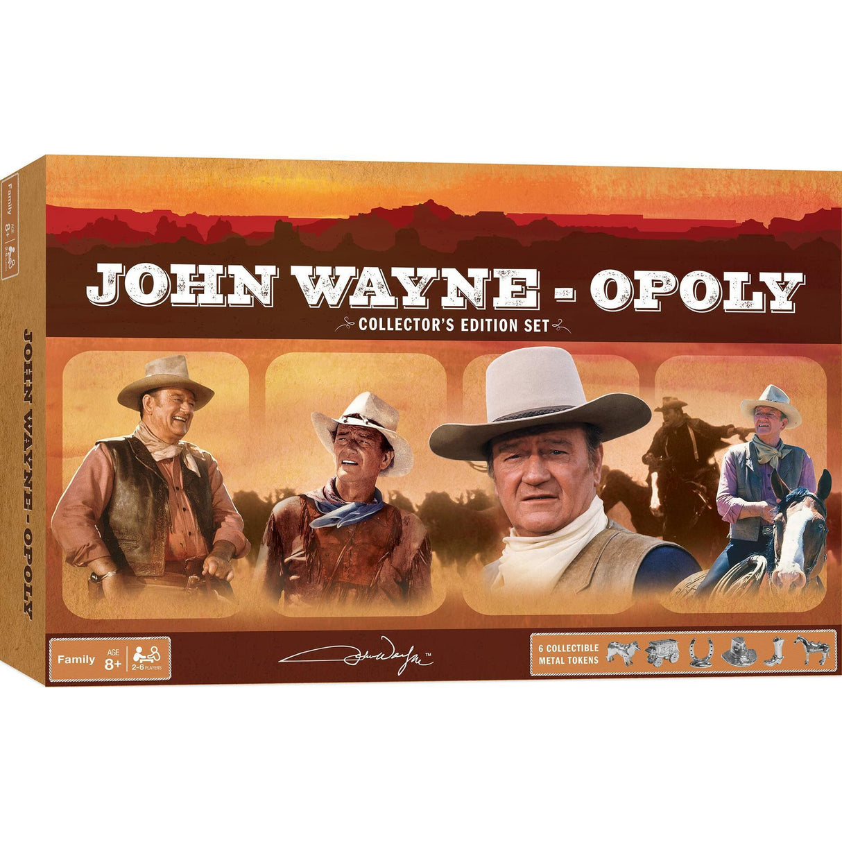 Masterpieces Opoly Board Games - John Wayne Opoly