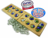 Matty's Toy Stop Deluxe Solid Wood Folding Mancala Game.
