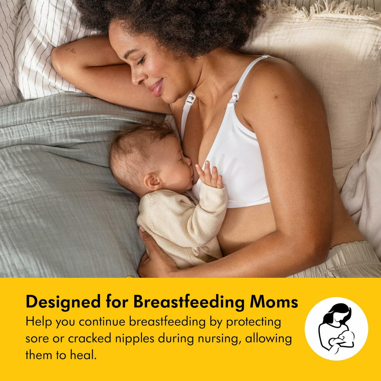 Medela Contact Nipple Shield for Breastfeeding, 24mm Medium Nippleshield,  2 Count with Carrying Case.