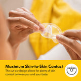 Medela Contact Nipple Shield for Breastfeeding, 24mm Medium Nippleshield,  2 Count with Carrying Case.