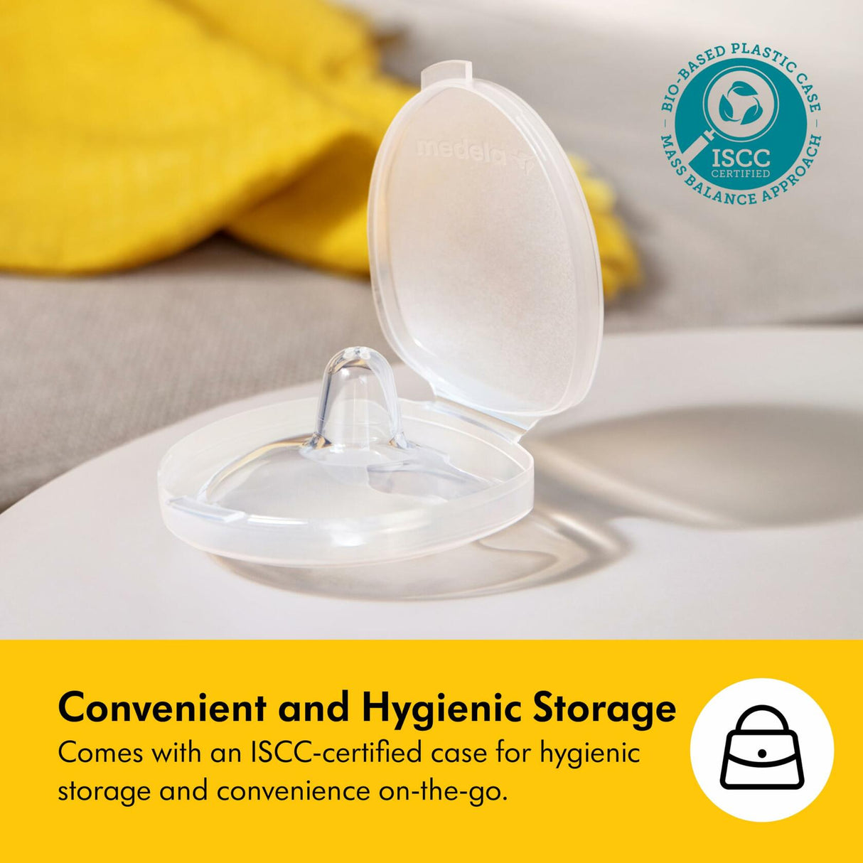 Medela Contact Nipple Shield for Breastfeeding, 24mm Medium Nippleshield,  2 Count with Carrying Case.