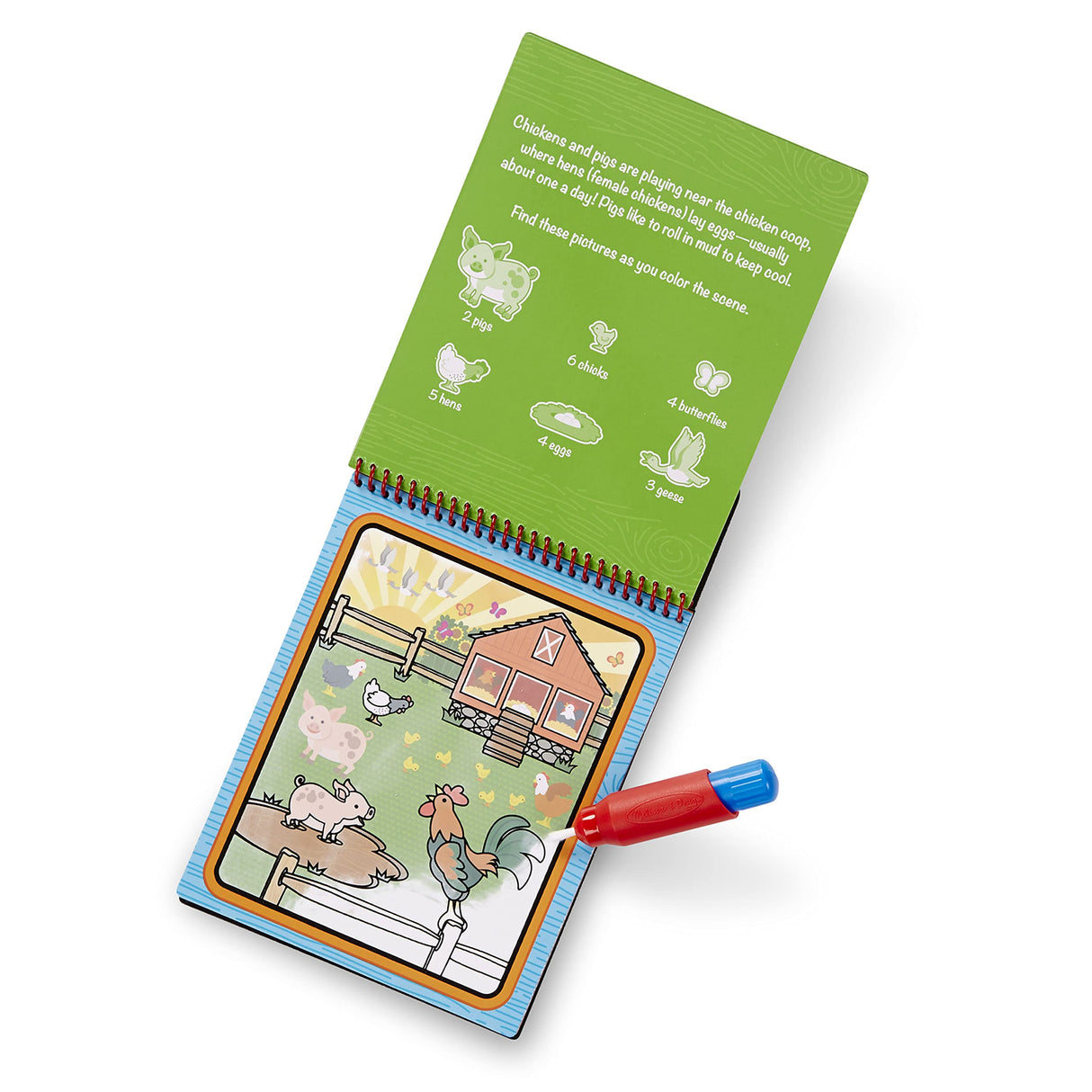 Melissa & Doug Water Wow! On The Farm Melissa & Doug