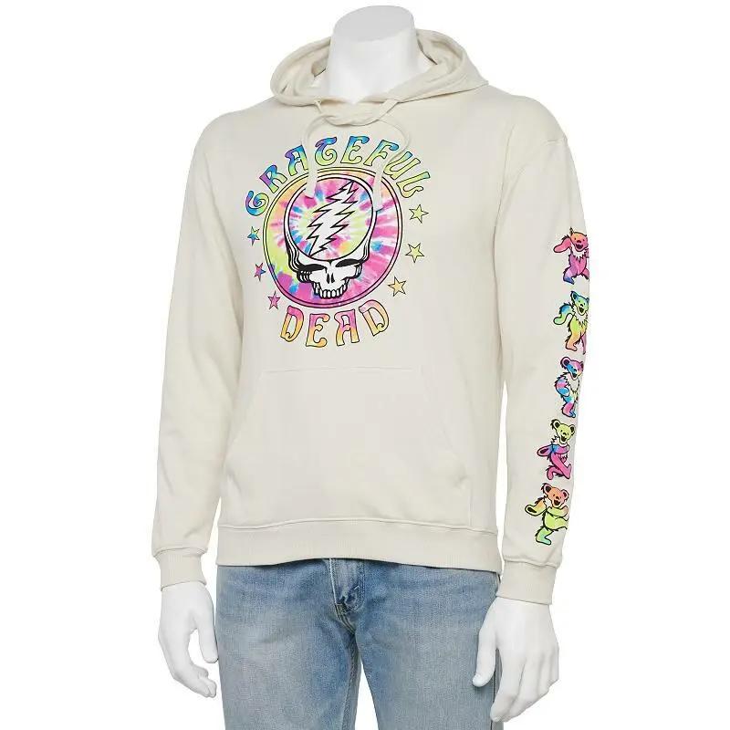 Men's Music Hoodies, Size: Medium, White 