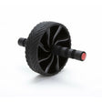 Mind Reader Abdominal Roller Wheel with Foam Grips, Ab Workout Equipment, Black